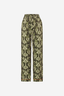 Ethnic Green Print Trousers